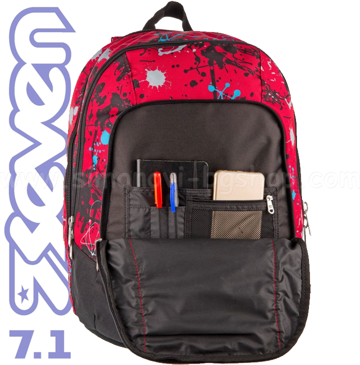 Seven 7.1    USB Plug  Spray Red 36680